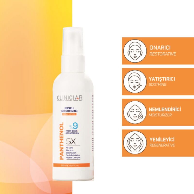 CLINICLAB PANTHENOL بانثينول بخاخ مرطب للإصلاح 150 مل